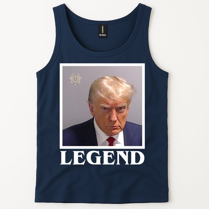 Legend Donald Trump Mugshot Pro Trump Tank Top