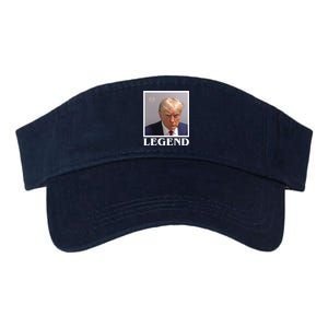 Legend Donald Trump Mugshot Pro Trump Valucap Bio-Washed Visor