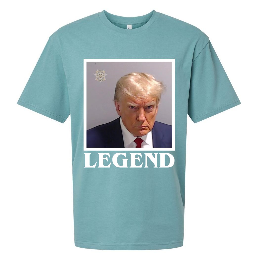 Legend Donald Trump Mugshot Pro Trump Sueded Cloud Jersey T-Shirt