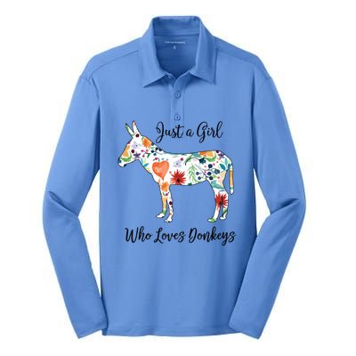 LOVES DONKEYS Tee Silk Touch Performance Long Sleeve Polo