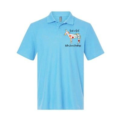 LOVES DONKEYS Tee Softstyle Adult Sport Polo