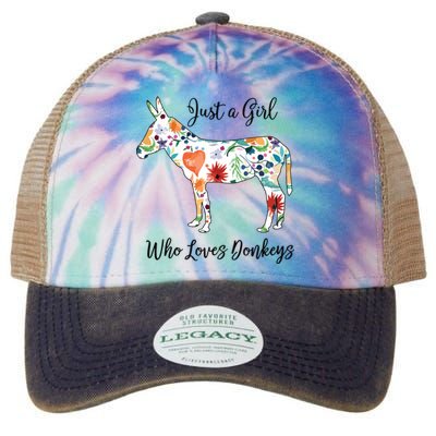 LOVES DONKEYS Tee Legacy Tie Dye Trucker Hat