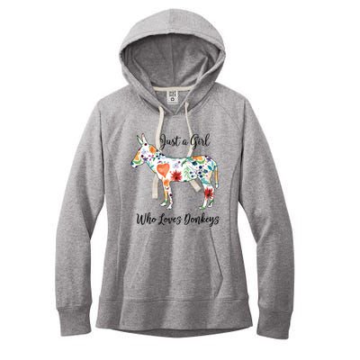 LOVES DONKEYS Tee Women's Fleece Hoodie