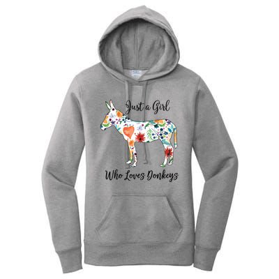 LOVES DONKEYS Tee Women's Pullover Hoodie