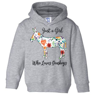 LOVES DONKEYS Tee Toddler Hoodie