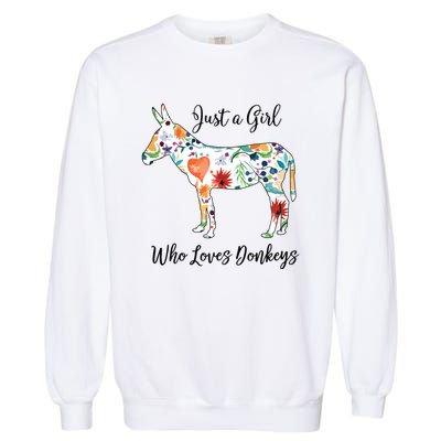 LOVES DONKEYS Tee Garment-Dyed Sweatshirt