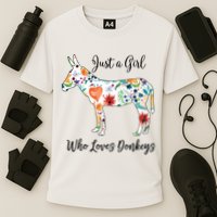 LOVES DONKEYS Tee Cooling Performance Crew T-Shirt