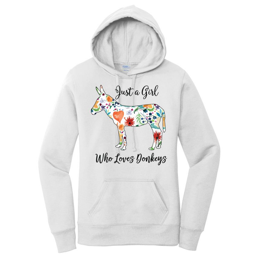 LOVES DONKEYS Tee Women's Pullover Hoodie