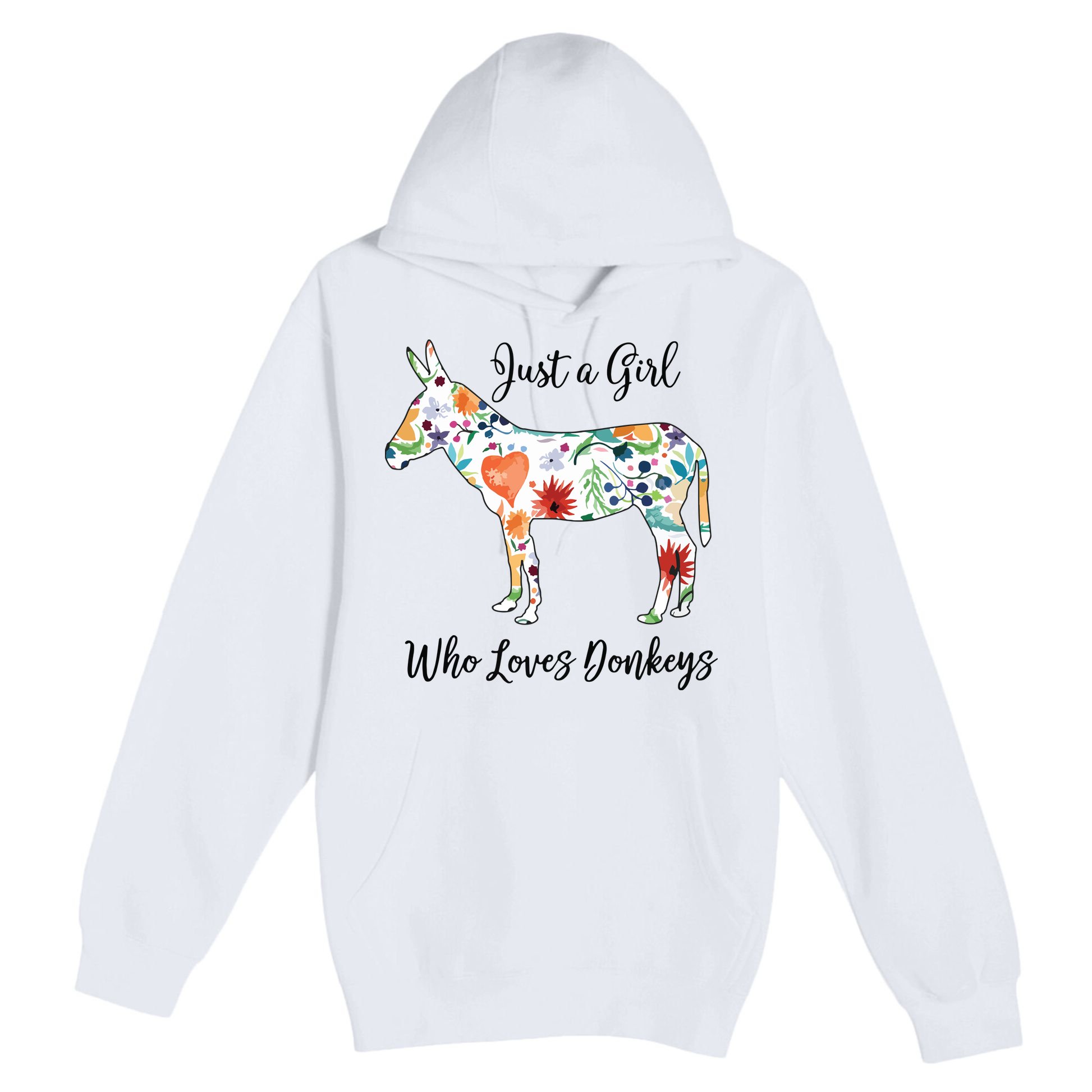 LOVES DONKEYS Tee Premium Pullover Hoodie