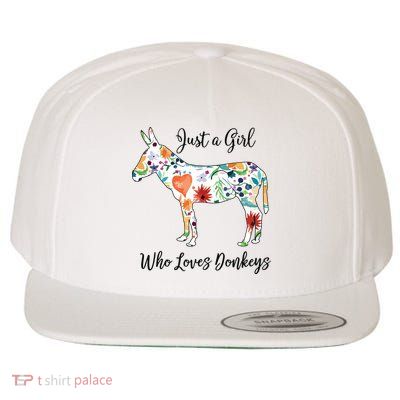 LOVES DONKEYS Tee Wool Snapback Cap