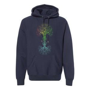 Love DNA Tree Of Life Science Of Genetics Earth Day Genealogy Premium Hoodie