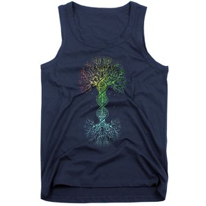 Love DNA Tree Of Life Science Of Genetics Earth Day Genealogy Tank Top