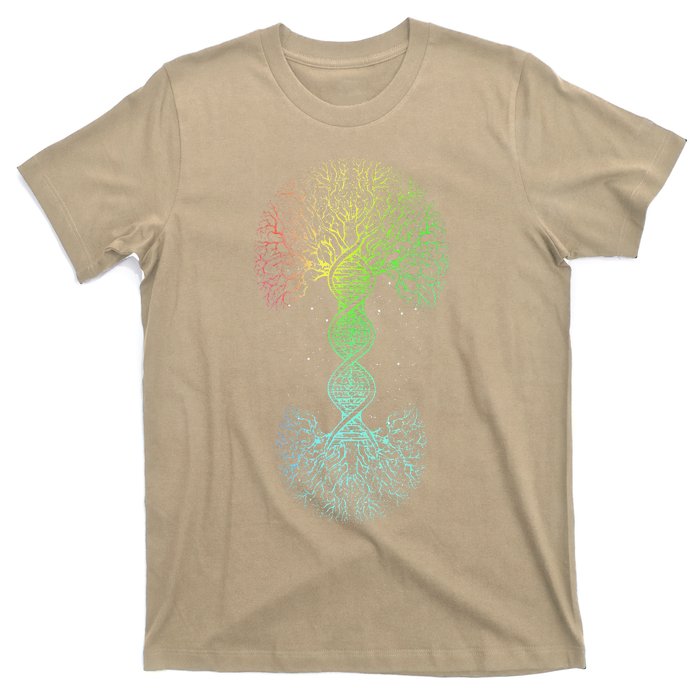 Love DNA Tree Of Life Science Of Genetics Earth Day Genealogy T-Shirt