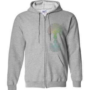 Love DNA Tree Of Life Science Of Genetics Earth Day Genealogy Full Zip Hoodie