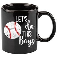 Let's Do This Boys Baseball 11oz C Handle Ceramic Mug