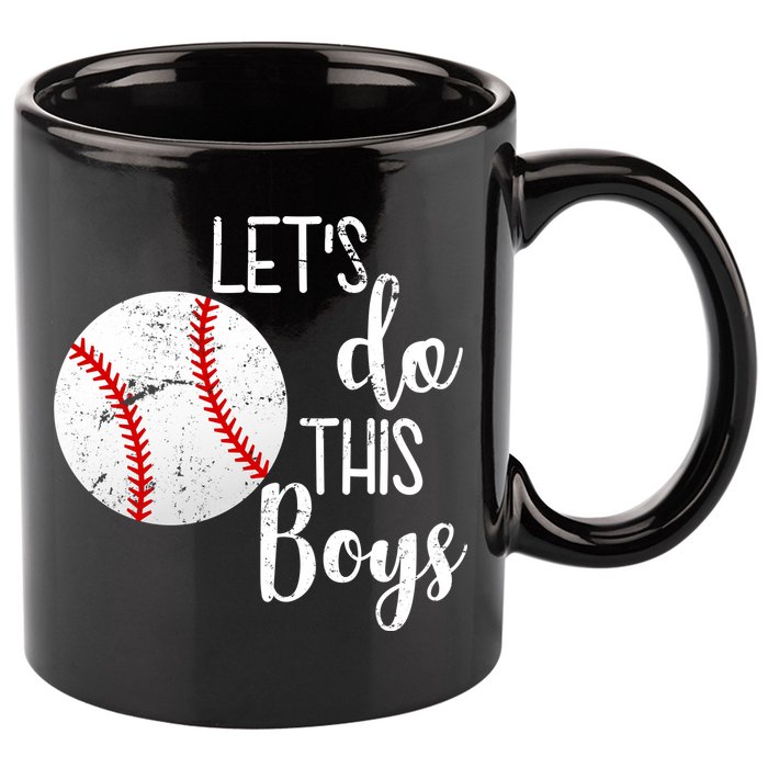 Let's Do This Boys Baseball 11oz C Handle Ceramic Mug