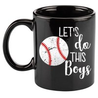 Let's Do This Boys Baseball 11oz C Handle Ceramic Mug