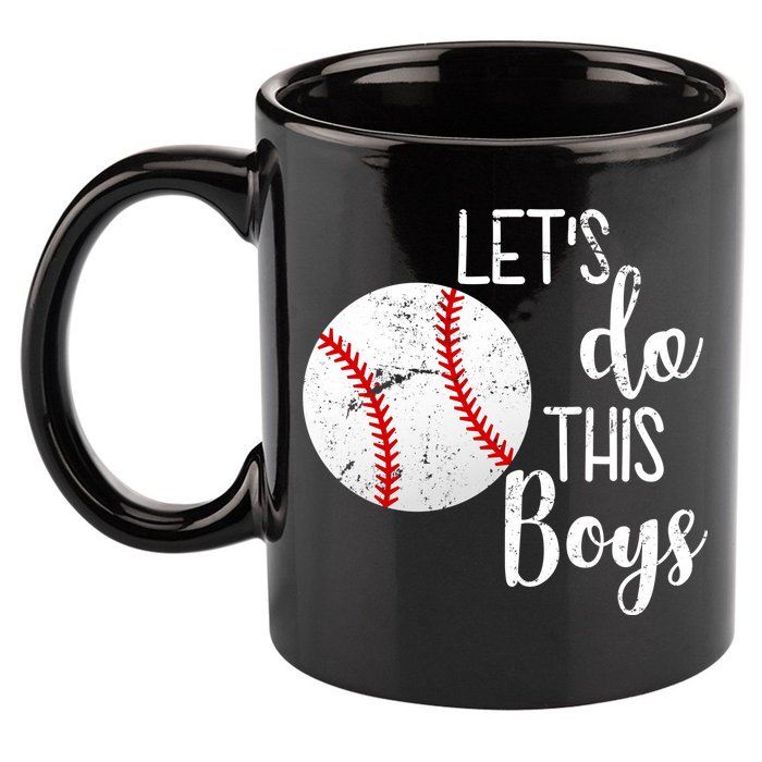 Let's Do This Boys Baseball 11oz C Handle Ceramic Mug