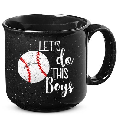 Let's Do This Boys Baseball 15oz Campfire Ceramic Mug