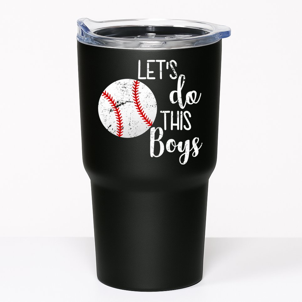 Let's Do This Boys Baseball Tumbler