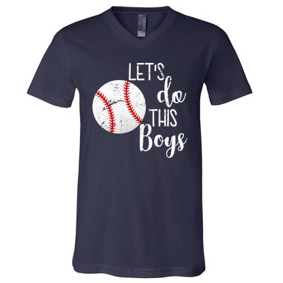 Let's Do This Boys Baseball V-Neck T-Shirt