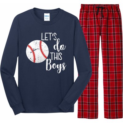 Let's Do This Boys Baseball Long Sleeve Pajama Set