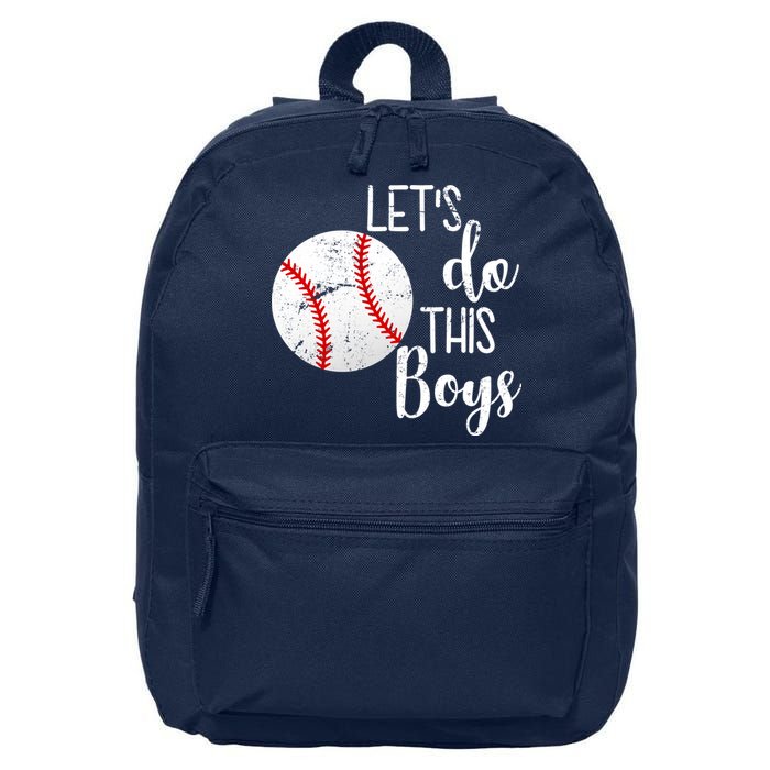 Let's Do This Boys Baseball 16 in Basic Backpack