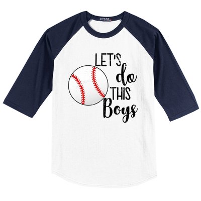 Let's Do This Boys Baseball Baseball Sleeve Shirt