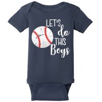 Let's Do This Boys Baseball Baby Bodysuit