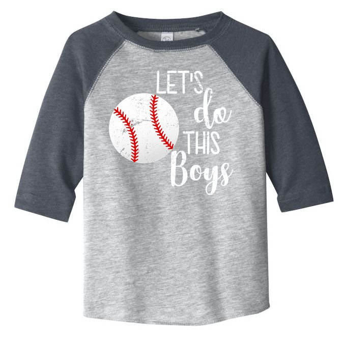 Let's Do This Boys Baseball Toddler Fine Jersey T-Shirt