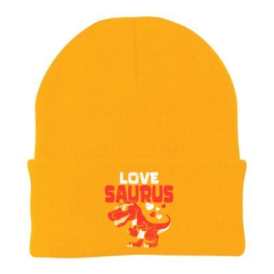 Lovesaurus Dinosaur T Rex Dino Cute Valentines Day Gift Knit Cap Winter Beanie