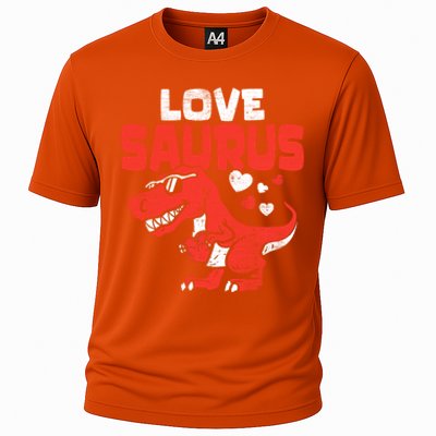 Lovesaurus Dinosaur T Rex Dino Cute Valentines Day Gift Cooling Performance Crew T-Shirt