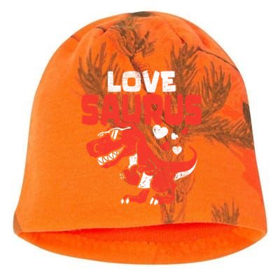 Lovesaurus Dinosaur T Rex Dino Cute Valentines Day Gift Kati - Camo Knit Beanie