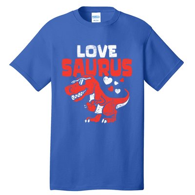 Lovesaurus Dinosaur T Rex Dino Cute Valentines Day Gift Tall T-Shirt