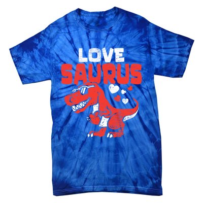 Lovesaurus Dinosaur T Rex Dino Cute Valentines Day Gift Tie-Dye T-Shirt