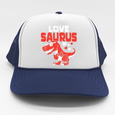 Lovesaurus Dinosaur T Rex Dino Cute Valentines Day Gift Trucker Hat