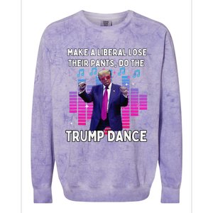 Lets Do The Trump Dance Pro Trump Family Present 2024 Colorblast Crewneck Sweatshirt