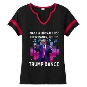 Lets Do The Trump Dance Pro Trump Family Present 2024 Ladies Halftime Notch Neck Tee