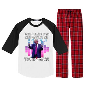 Lets Do The Trump Dance Pro Trump Family Present 2024 Raglan Sleeve Pajama Set