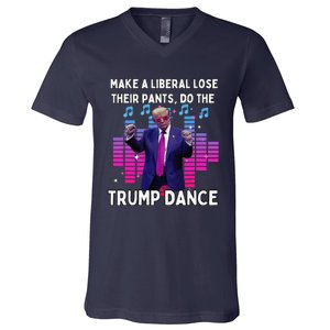 Lets Do The Trump Dance Pro Trump Family Present 2024 V-Neck T-Shirt