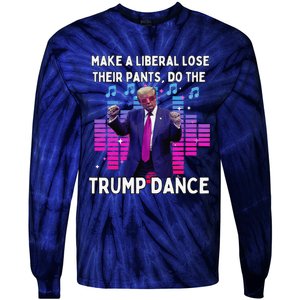 Lets Do The Trump Dance Pro Trump Family Present 2024 Tie-Dye Long Sleeve Shirt