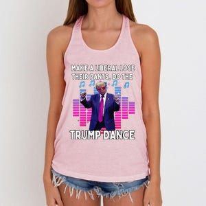 Lets Do The Trump Dance Pro Trump Family Present 2024 Women's Knotted Racerback Tank