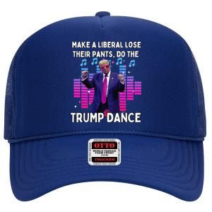 Lets Do The Trump Dance Pro Trump Family Present 2024 High Crown Mesh Back Trucker Hat