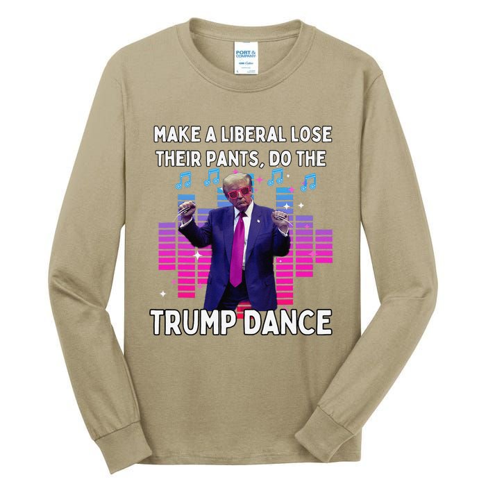 Lets Do The Trump Dance Pro Trump Family Present 2024 Tall Long Sleeve T-Shirt