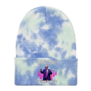 Lets Do The Trump Dance Pro Trump Family Present 2024 Tie Dye 12in Knit Beanie