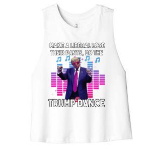 Lets Do The Trump Dance Pro Trump Family Present 2024 Women's Racerback Cropped Tank