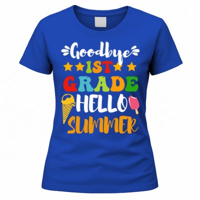 Last Day Teacher Students Goodbye 1st Grade Hello Summer Great Gift Women's T-Shirt