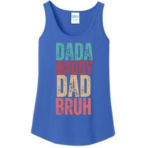 Lovely Dad Trio Vibes Dada Dad Ladies Essential Tank