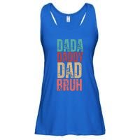 Lovely Dad Trio Vibes Dada Dad Ladies Essential Flowy Tank