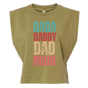 Lovely Dad Trio Vibes Dada Dad Garment-Dyed Women's Muscle Tee